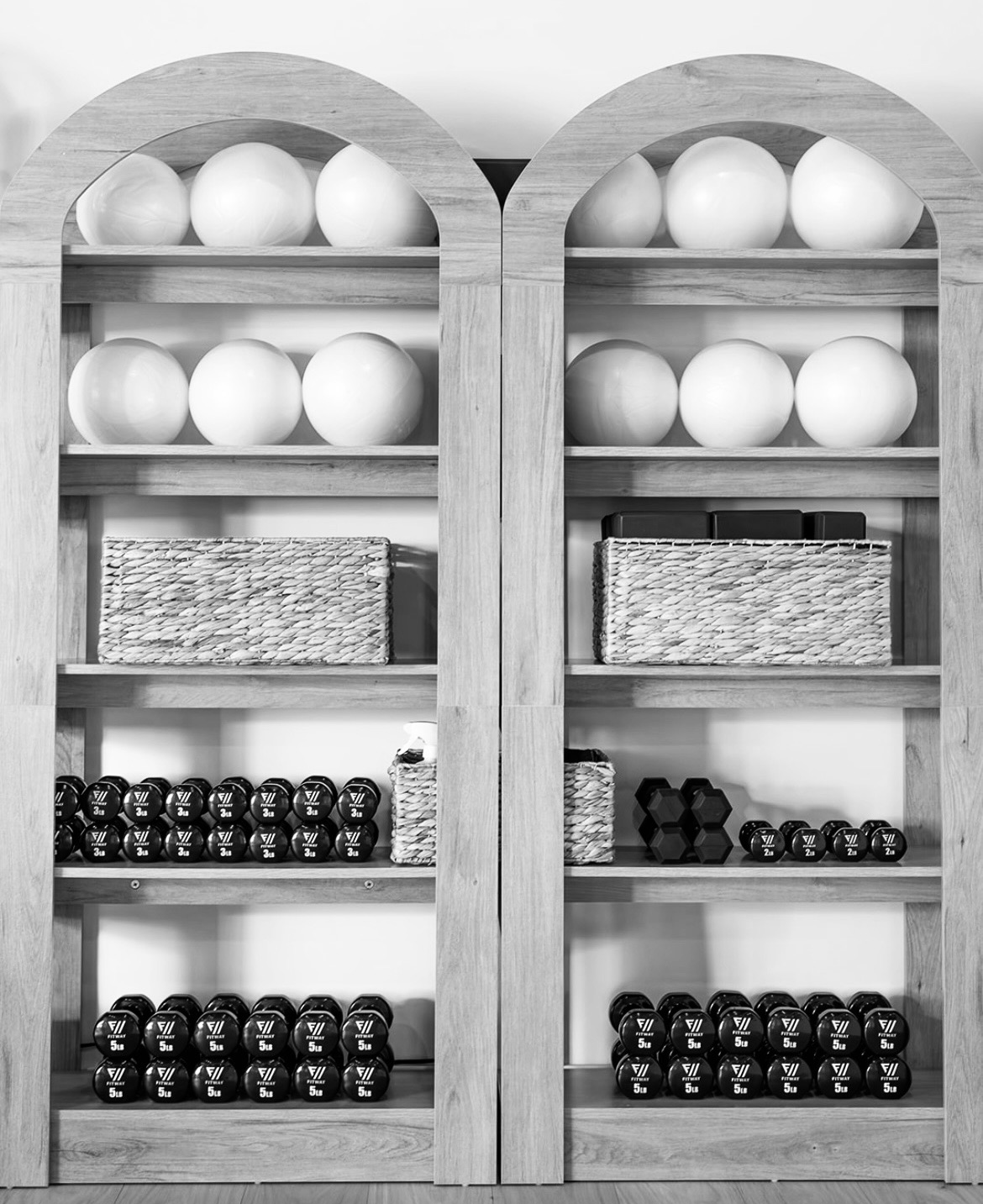 Form Pilates equipment for Pilates class, balls, weights, and blocks